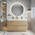 60 Inch Bathroom Vanity with Sink, Double Sink Bathroom Vanity, Freestanding by VUMALL