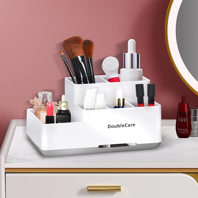 Toothbrush Holder with Anti-Slip, Bathroom Organizer Countertop Detachable - Image 8