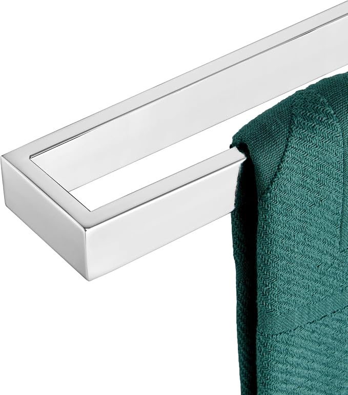 KOKOSIRI Towel Holder Chrome Bath Towel Bar Rack 20-Inch Kitchen Holder by KOKOSIRI