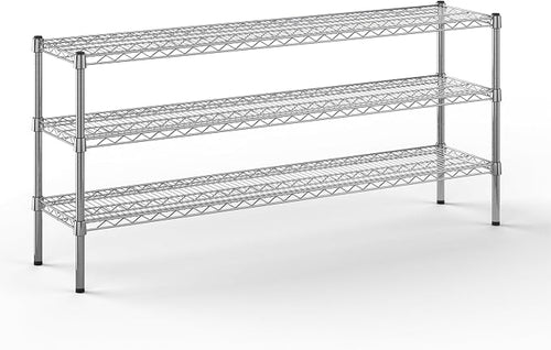 14" Deep x 60" Wide x 27" Height Wire Shelving Kit | 3-Tier | NSF Commercial by Regal+Altair