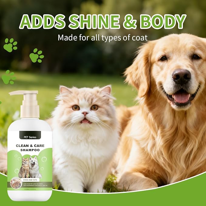 Clean Care Shampoo for Dogs and Cats, Seasonal Itch Relief Shampoo, Skin and - Image 3