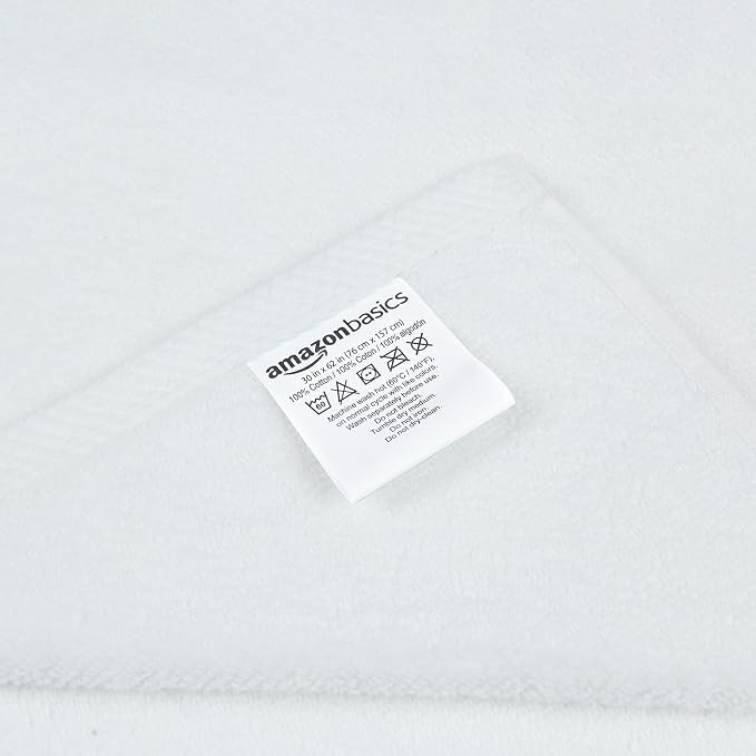 Amazon Basics 2 Piece Quick-Dry Oversize Bath Towel, 100% Cotton - Image 7