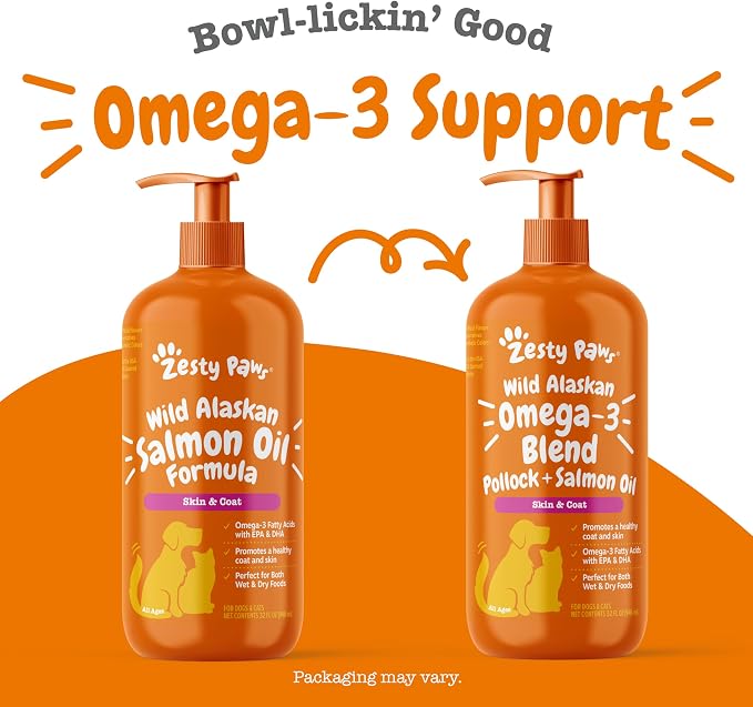 Zesty Paws Wild Alaskan Omega-3 Blend Pollock + Salmon Oil - Image 6