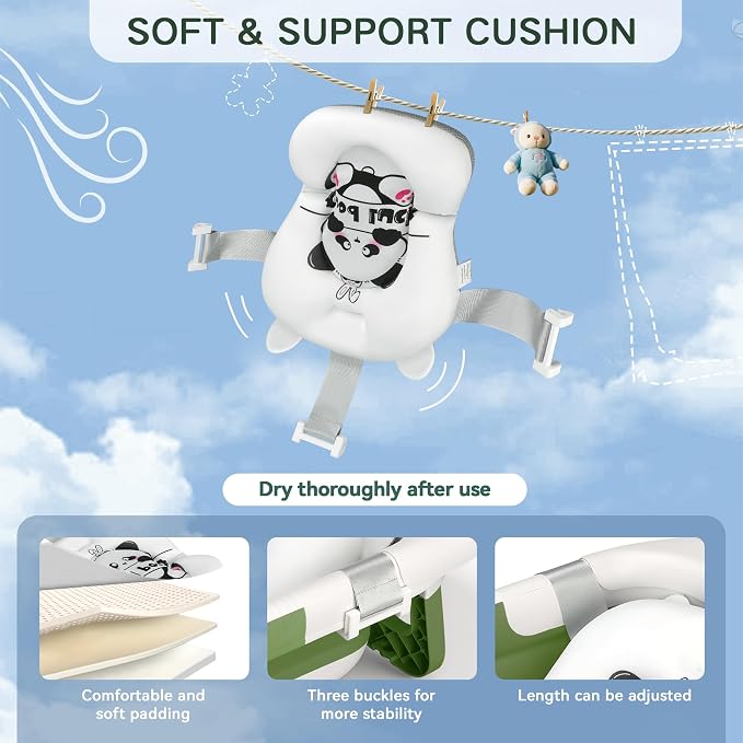 Collapsible Baby Bathtub for Newborn to Toddler, Portable Baby Bath Tub for - Image 6