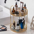360 Rotating Makeup Organizer, 2 Tier Countertop Storage, Large Capacity by INVSSENEORGANIZERS