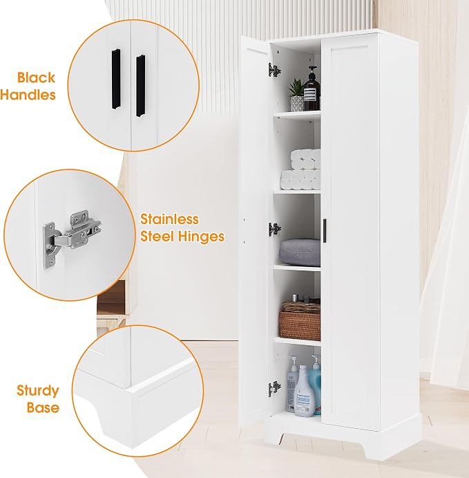 Favfurish 70" Tall Bathroom Storage Cabinet - Image 5