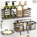 Yougai Shower Caddy 3 Pack, No Drilling Stainless Steel Hanging Shower by Yougai