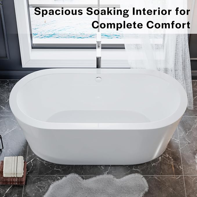 Empava Bathtub, Acrylic Free Standing Tub - Image 2