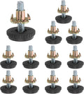 uxcell 1/4"-20 Thread Furniture Feet Levelers, 24Set 25mm L Adjustable by uxcell