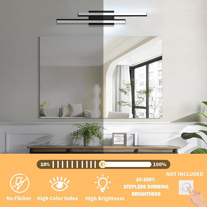 20 in-32 in Retractable Bathroom Vanity Light-ETL Certificated 5700K Bathroom - Image 6