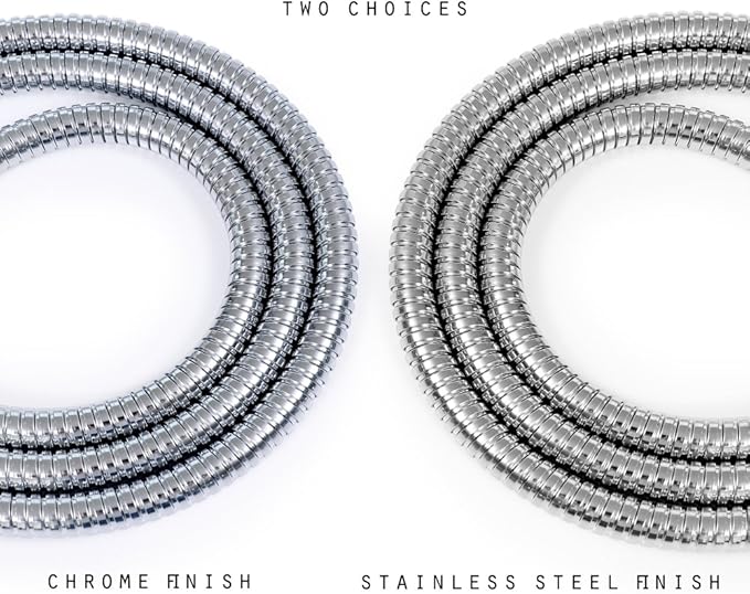 Shower Hose Replacement, 72-inch 304 Stainless Steel Extra Long Hand Held - Image 6