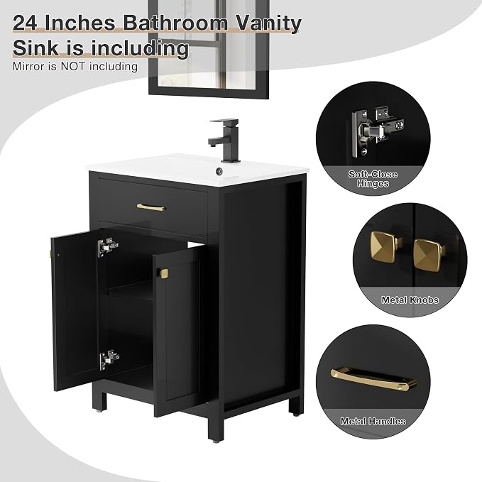 LUCKWIND 24" Bathroom Vanity - Image 4