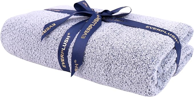 Everplush Diamond Collection Extra Large Bath Sheet Towel – 1 PK, Super Soft & by Everplush
