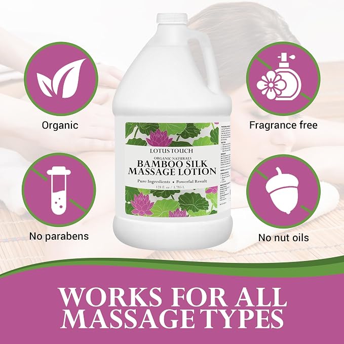 Organic Naturals Bamboo Silk Massage Lotion by Lotus Touch - Image 6