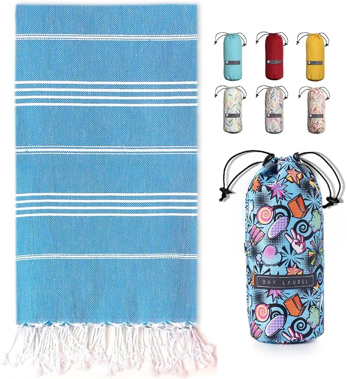 BAY LAUREL Turkish Beach Towel by BayLaurel