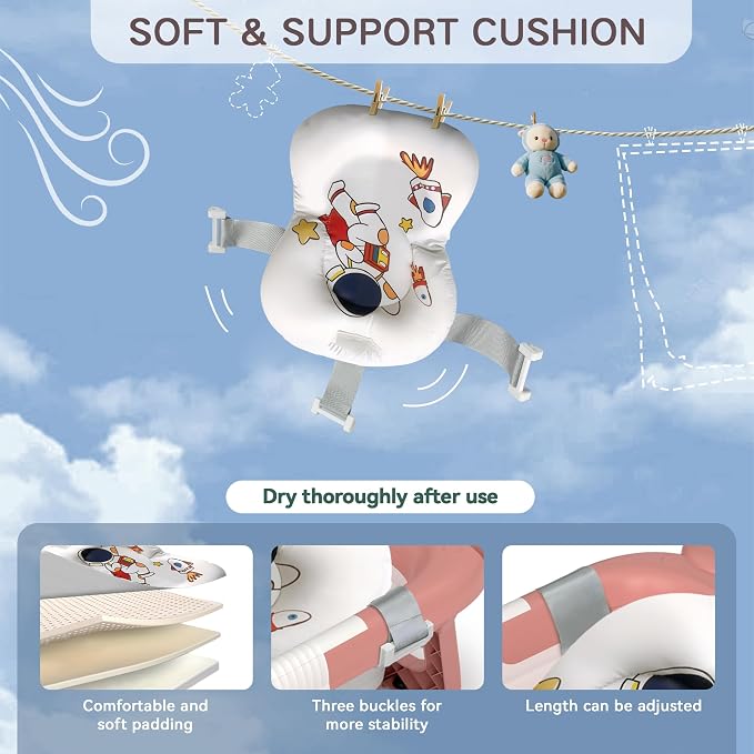 Collapsible Baby Bathtub for Newborn to Toddler, Portable Baby Bath Tub for - Image 6