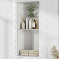 Bathbliss Shower Niche, No‑Tile Recessed Wall Niche, 11.18"x22.3" SUS304 by Unknown