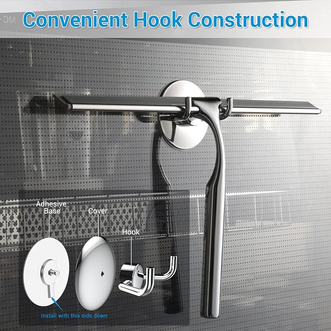 Shower Squeegee for Glass Doors, Window and Car Glass, All-Purpose Cleaning - Image 5