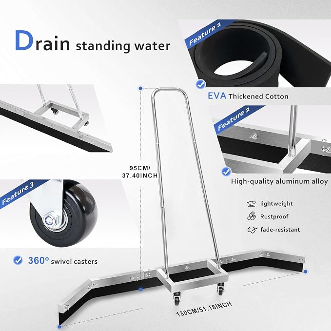 Tennis Court Squeegee Floor squeegee heavy duty concrete floor Squeegee tennis - Image 2