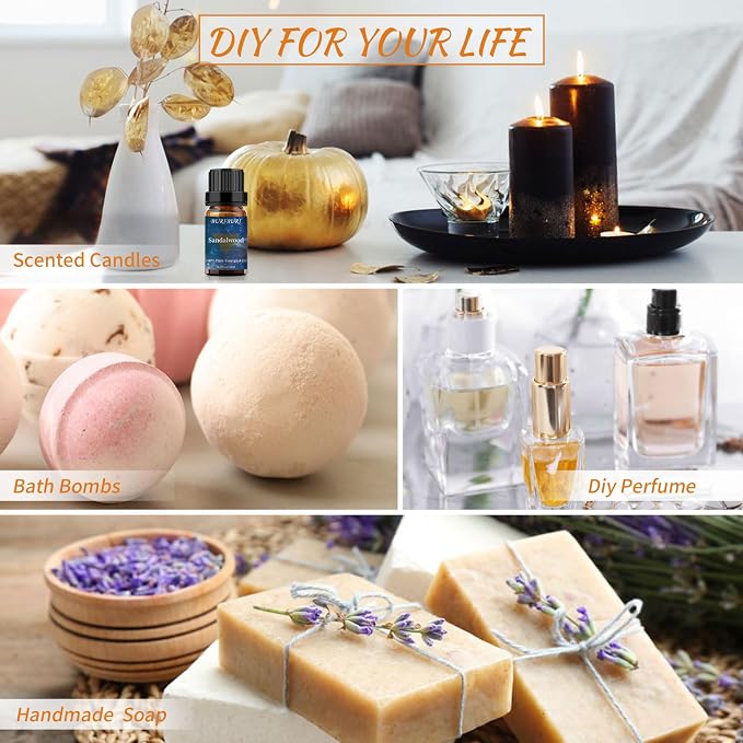 Sandalwood Essential Oil 2Pack for Massage, Humidifier - Image 4