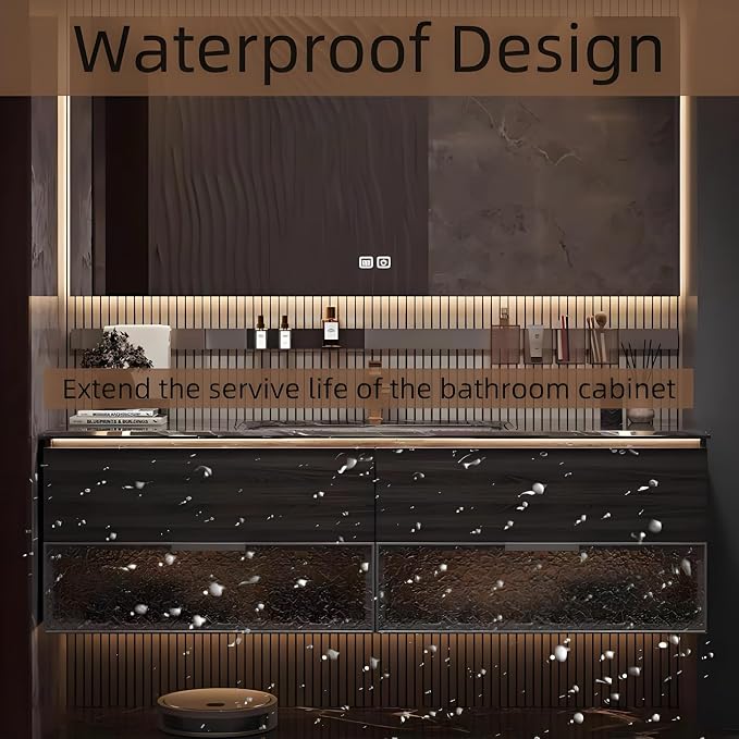 60'' Bathroom Cabinet with Sink - Image 3