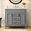 Merax 36” Bathroom Vanity with Sink, Freestanding Single Bathroom Sink Vanity by Merax