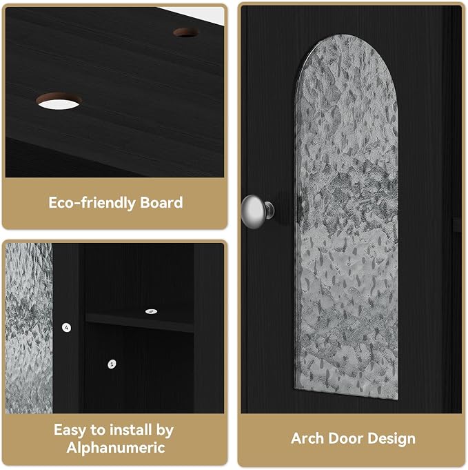 30-Inch Black Bathroom Vanity - Image 5