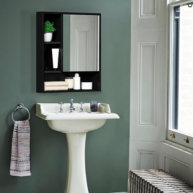 ChooChoo Bathroom Wall Mirror Cabinet, Medicine Cabinet - Image 4