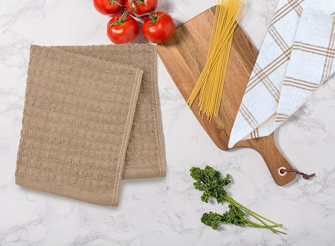 DAN RIVER Premium Dish Cloth 100% Cotton 12 X 12 Inches |Pack of 8|-Ultra Soft - Image 7