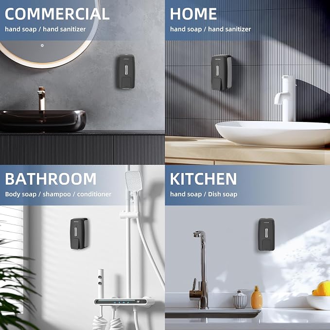 Soap Dispenser Wall Mount 28oz Commercial Hand Soap Dispenser - Image 9