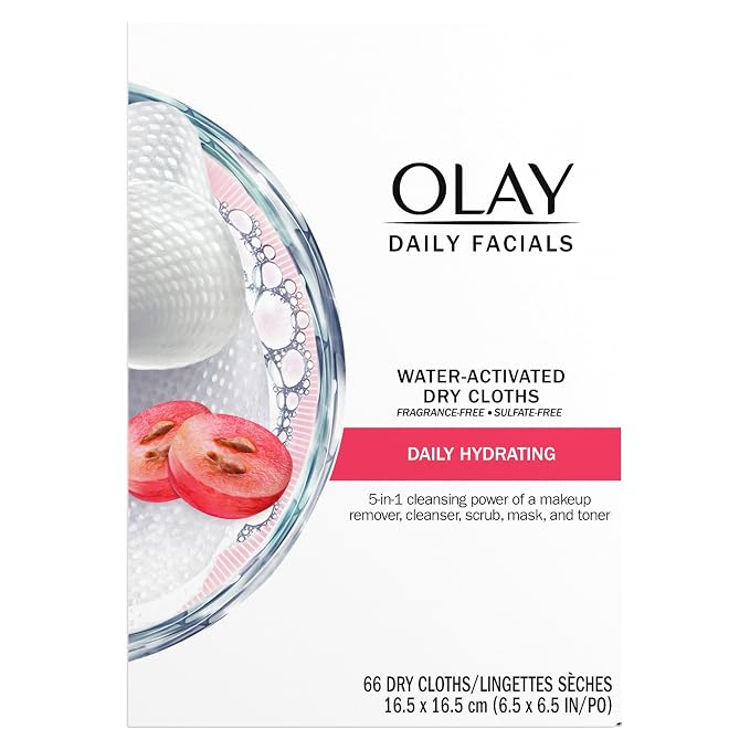 Olay Daily Facials, Daily Clean Makeup Removing Facial Cleansing Wipes - Image 8
