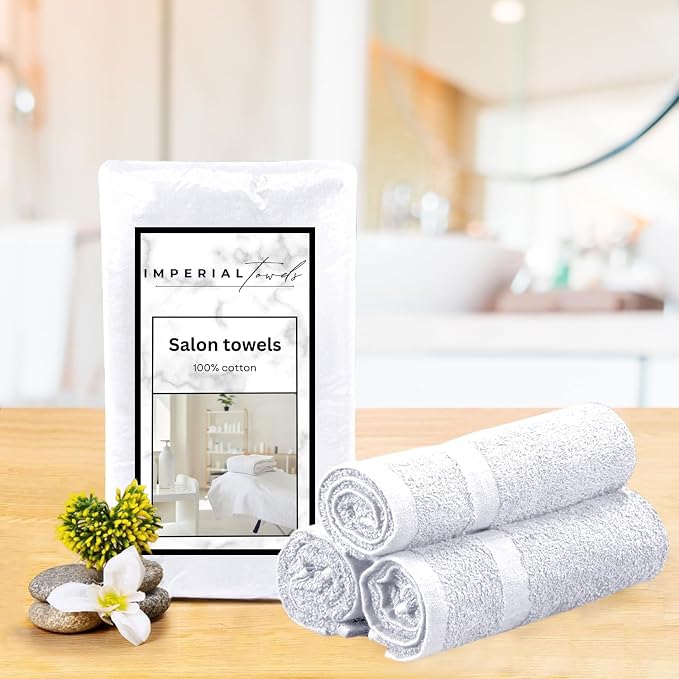 Hand Towels White Economy Towels Salon Towels - Image 4