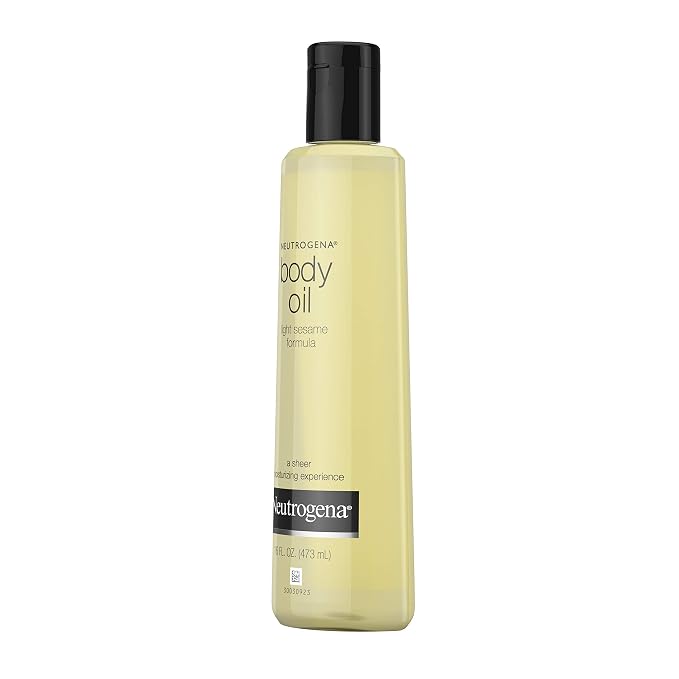 Neutrogena Body Oil Light Sesame Formula, 16 fl oz, Radiant Glow Moisturizer - Image 13