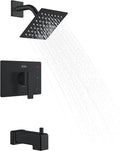 KENES Tub Shower Faucet Set Complete, Matte Black Tub and Shower Trim Kit by KENESBathroomKitchen