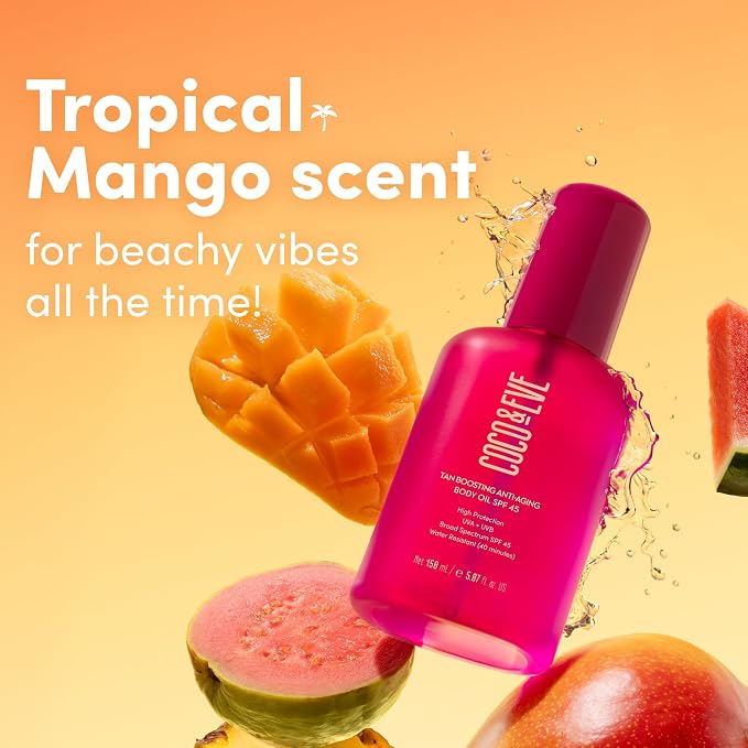 Coco & Eve Tan Boosting Anti-Aging Body Oil SPF45 - Image 8