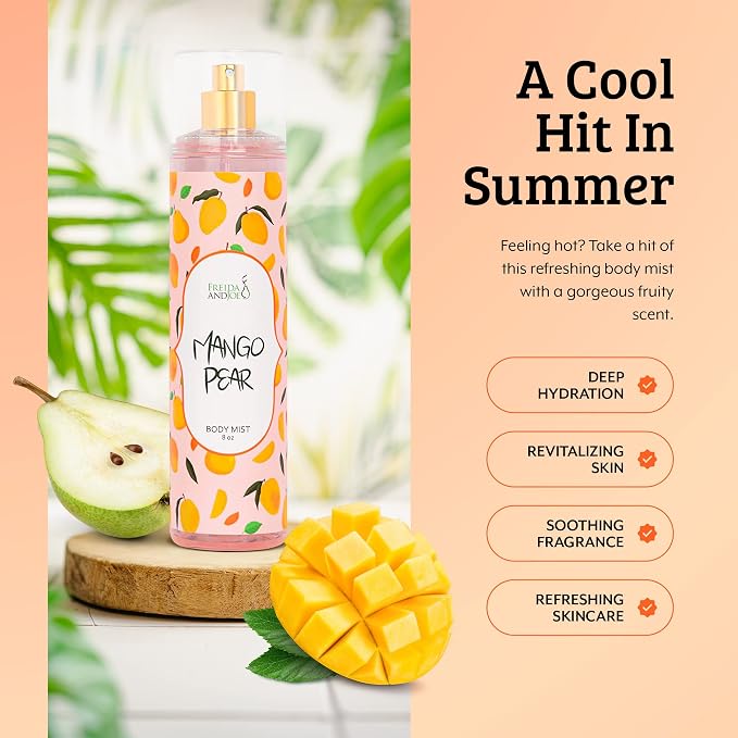 Exquisite Body Spray Mango Pear Scent: Luxury Women's Perfume Fragrance Body - Image 7