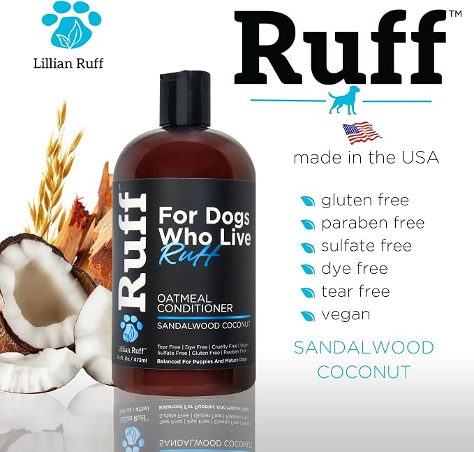 Ruff by Lillian Ruff Sandalwood Coconut Oatmeal Conditioner - Image 5