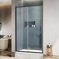 Bathroom Shower Glass Door 45.4"-47" W×76" H, Single Sliding Shower Door by SHOWERBATHTUBDOORSDEVELOPER