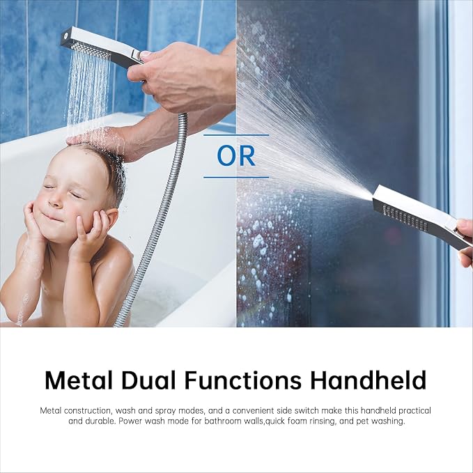 G-Promise All Metal 14 Inches Rain Shower Head - Image 2