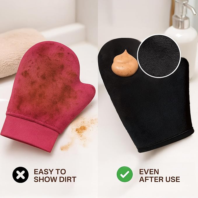 4 Pack Self Tanning Mitt Applicator Kit, Tanning Glove - Image 2