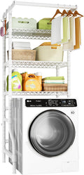 Ulif U11 Mini Over Washer and Dryer Shelves, 3 Tiers Laundry Room Storage and by Ulif