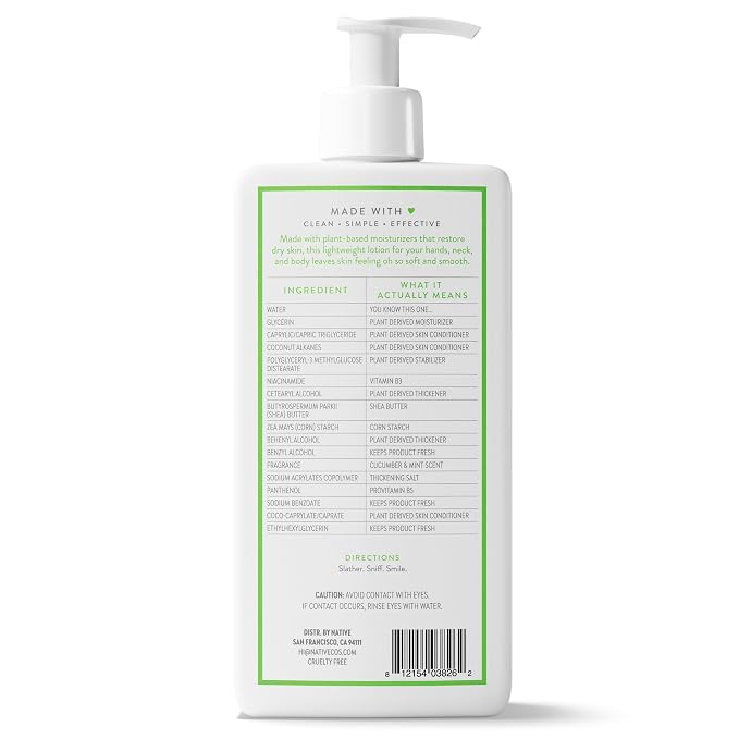 Native Body Lotion Contains Naturally Derived Plant-Based Moisturizers - Image 11