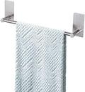 Songtec Adhesive Towel Bar 12inch Brushed, Stick On Bath Towel Rack Easy Install by Songtec