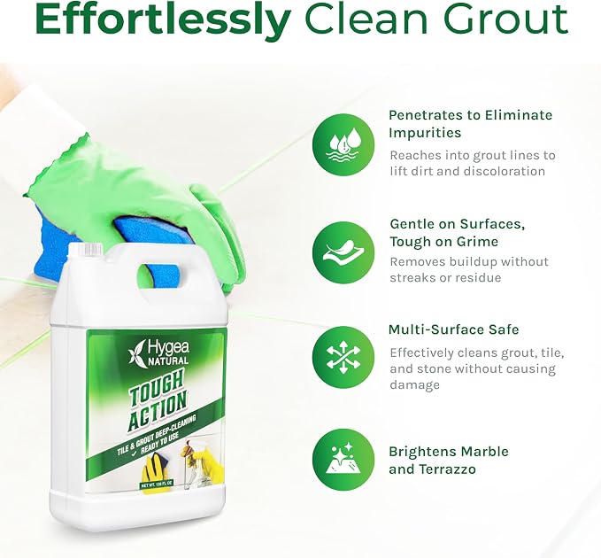 Hygea Natural Tough Action Tile & Grout Cleaner - Image 4