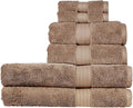 Christy Renaissance 6 Piece Brown Towel Set| 100% Egyptian Cotton | Luxury by Christy