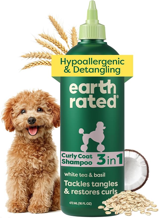 Earth Rated Hypoallergenic 3-in-1 Detangle Dog & Puppy Shampoo & Conditioner by EarthRated