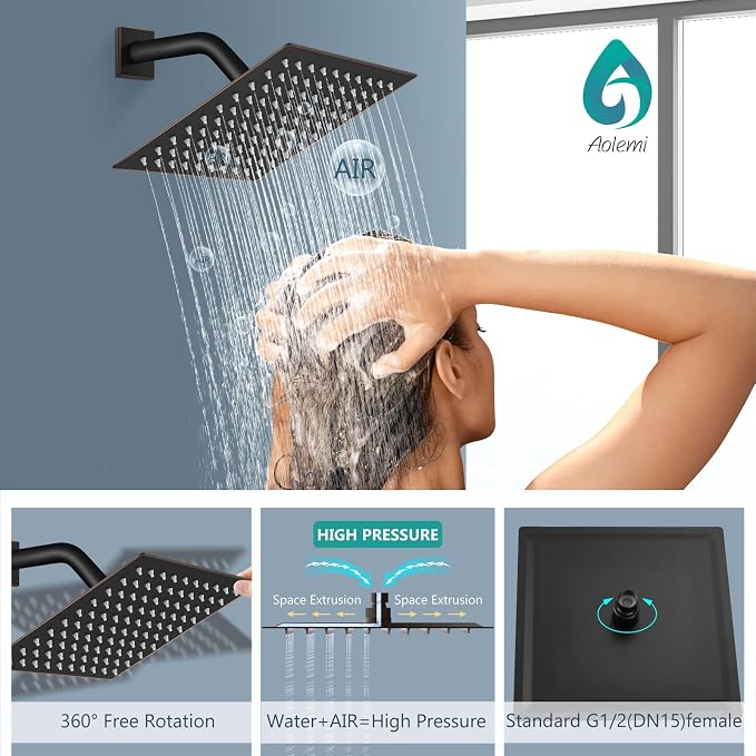 Aolemi Shower Faucet Set, High Pressure Shower System - Image 8
