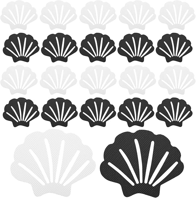 30 Pcs Bathtub Stickers Non Slip, Shell Shaped Tubs Safety Shower Treads - Image 7