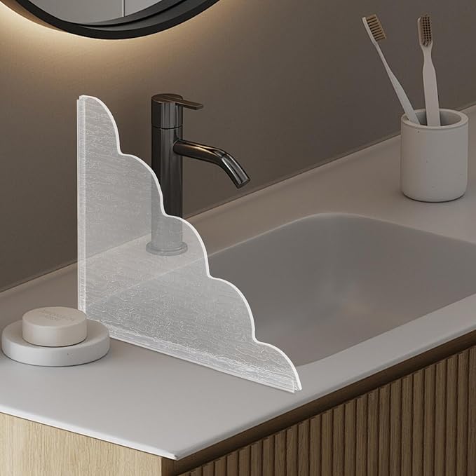 2 PCS Shower Splash Guard for Tub Corner, Self-Adhesive Shower Guards to Keep - Image 5