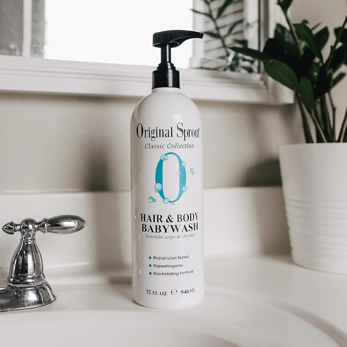 Original Sprout Baby Shampoo and Body Wash, Hypoallergenic Formula - Image 3